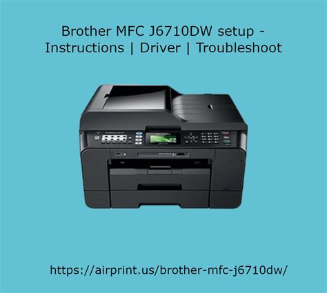 Brother MFC-J6710D Treiber: Installation, Funktionen und Fehlerbehebung